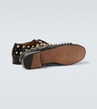 Valentino Garavani Mj Blues studded leather Derby shoes