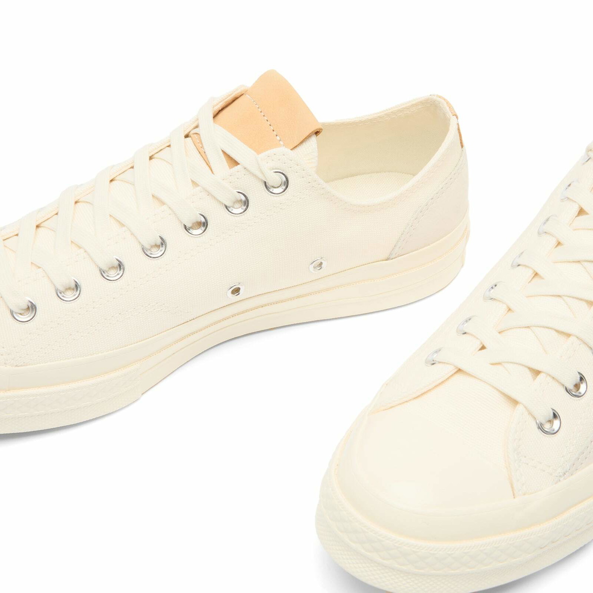 Converse Men's Chuck Taylor 1970s Canvas-Suede Ox Sneaker in Egret/Hay Day