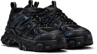 Juun.J Black Synthetic Sneakers