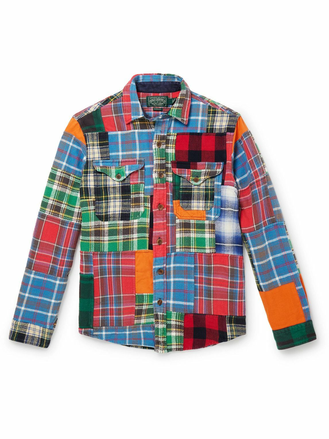 Polo Ralph Lauren - Polo Country Checked Patchwork Cotton-Flannel