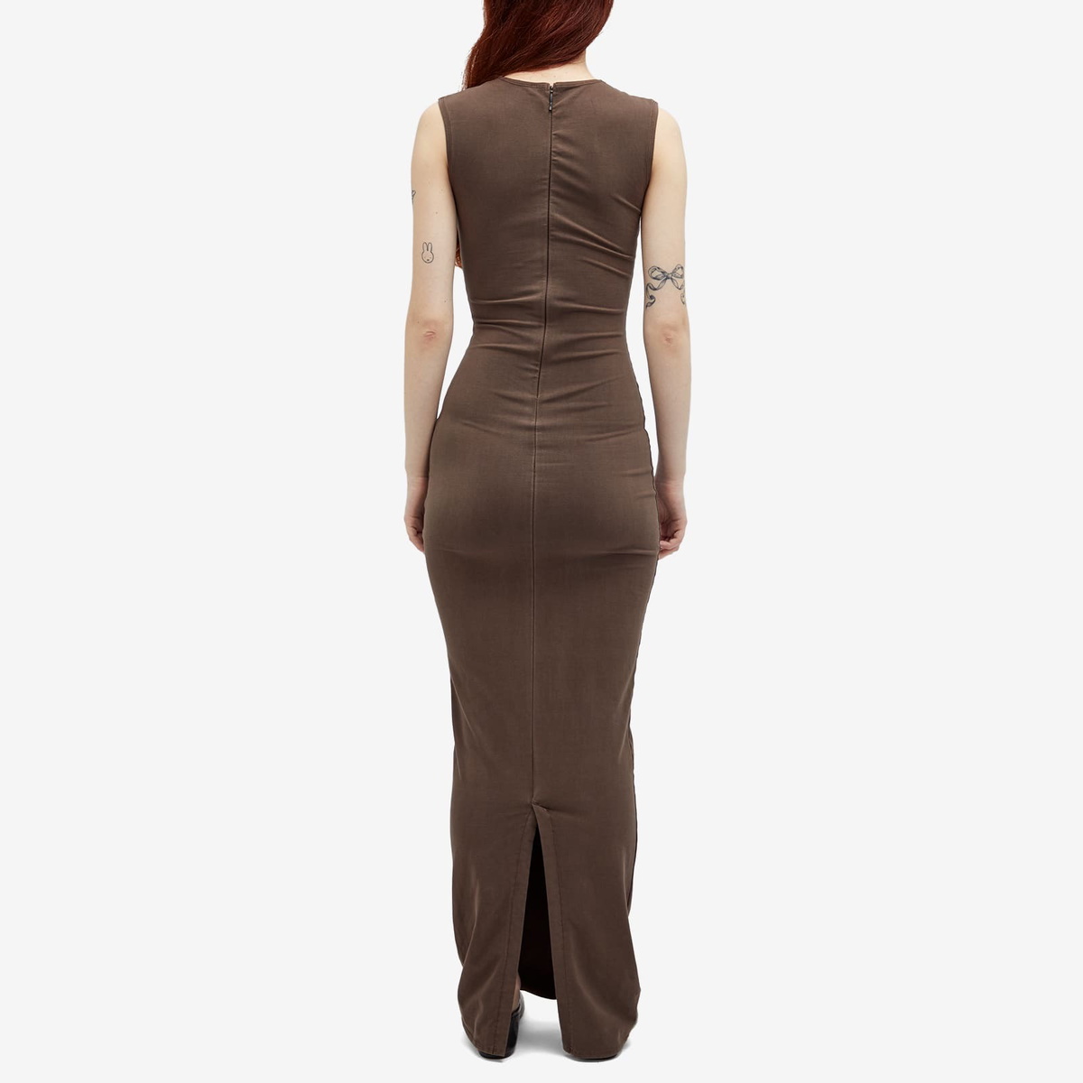Entire Studios Women's Sleeveless Maxi Dress in Brunette