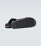 Frescobol Carioca Breno suede espadrille sandals