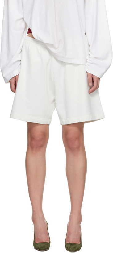 Photo: Acne Studios White Cotton Shorts