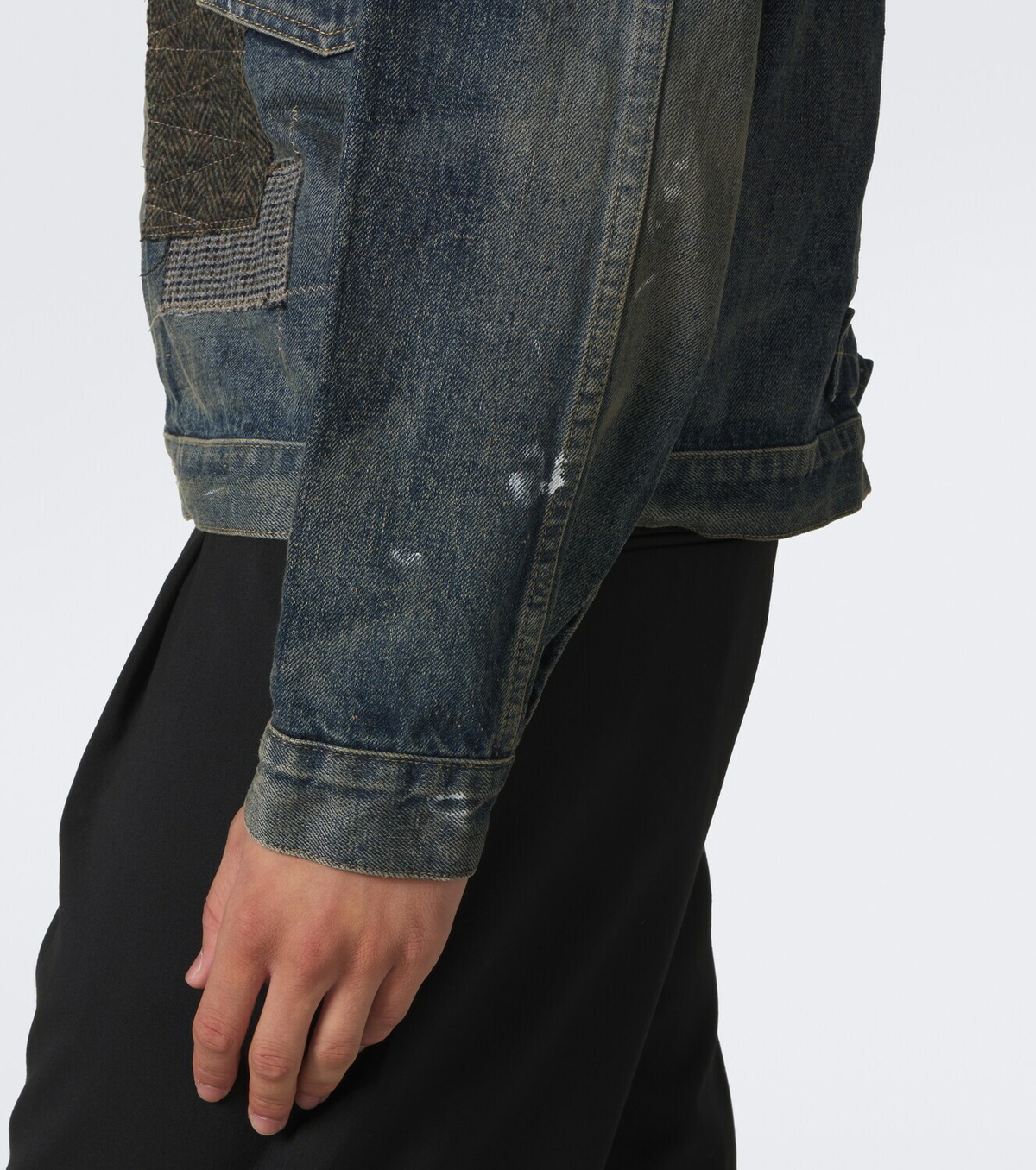 Junya Watanabe Patchwork denim jacket