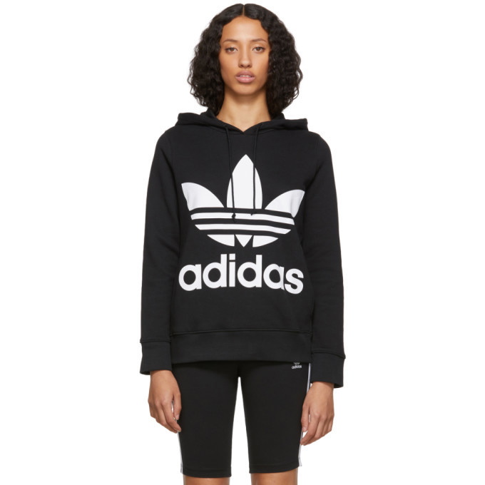 Photo: adidas Originals Black Trefoil Hoodie