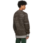 Wales Bonner Brown College Cardigan