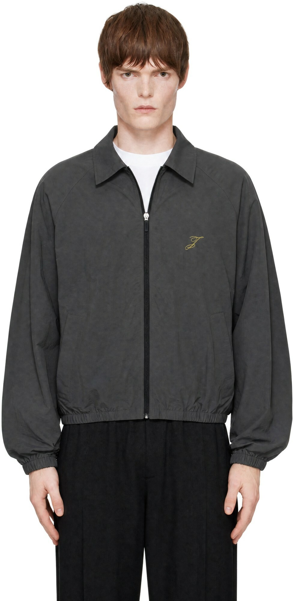 JACQUEMUS Gray 'The windbreaker' Jacket