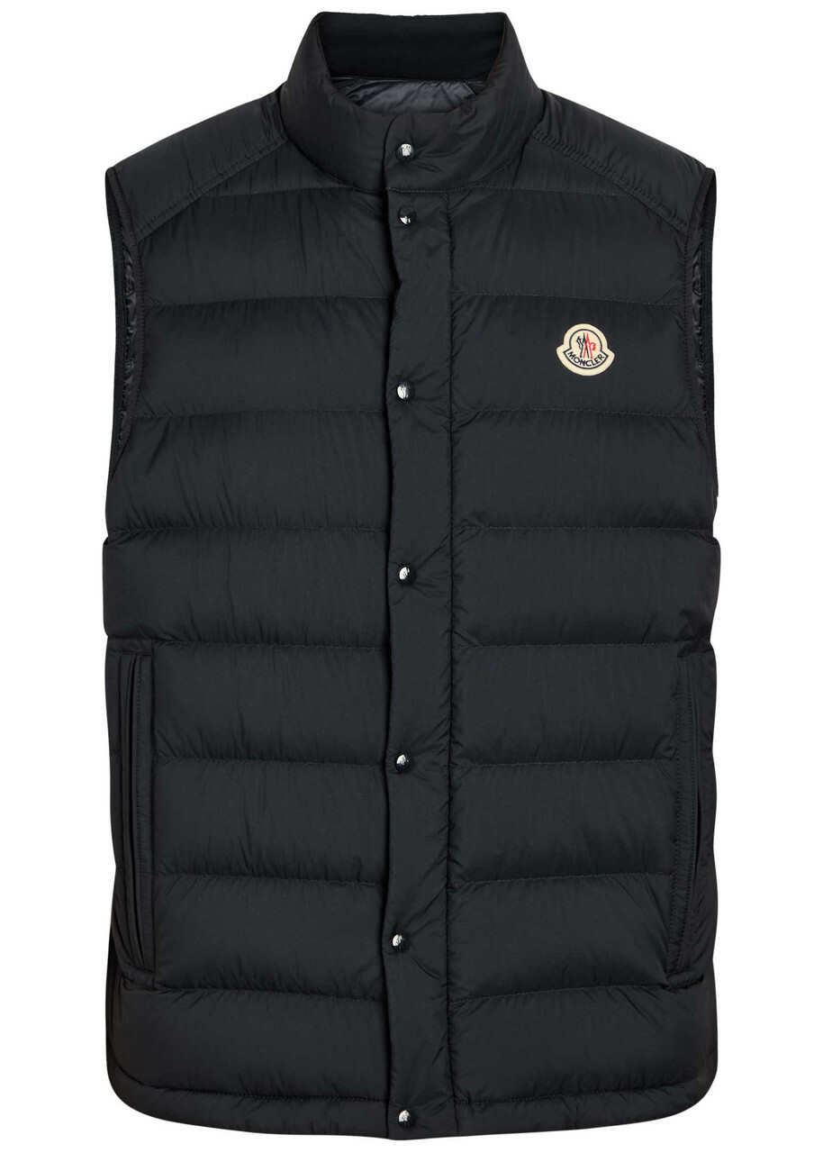 Moncler - Tib Slim-Fit Quilted Shell Down Gilet - Burgundy Moncler