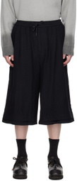 Juun.J Black Drawstring Shorts