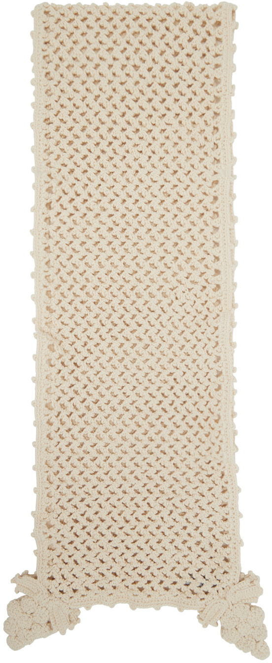 Bode Off-White Grape Scarf