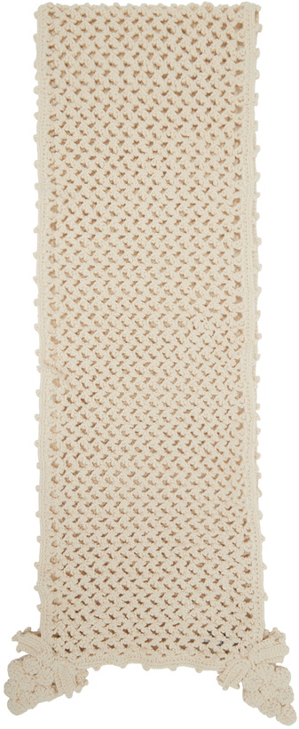 Photo: Bode Off-White Grape Scarf