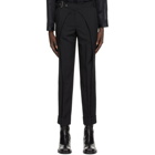 Situationist SSENSE Exclusive Black Wool Double Arch Trousers