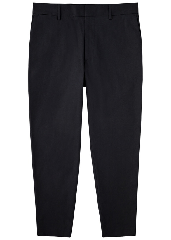 Photo: Paul Smith Slim-leg Stretch-cotton Chinos Navy