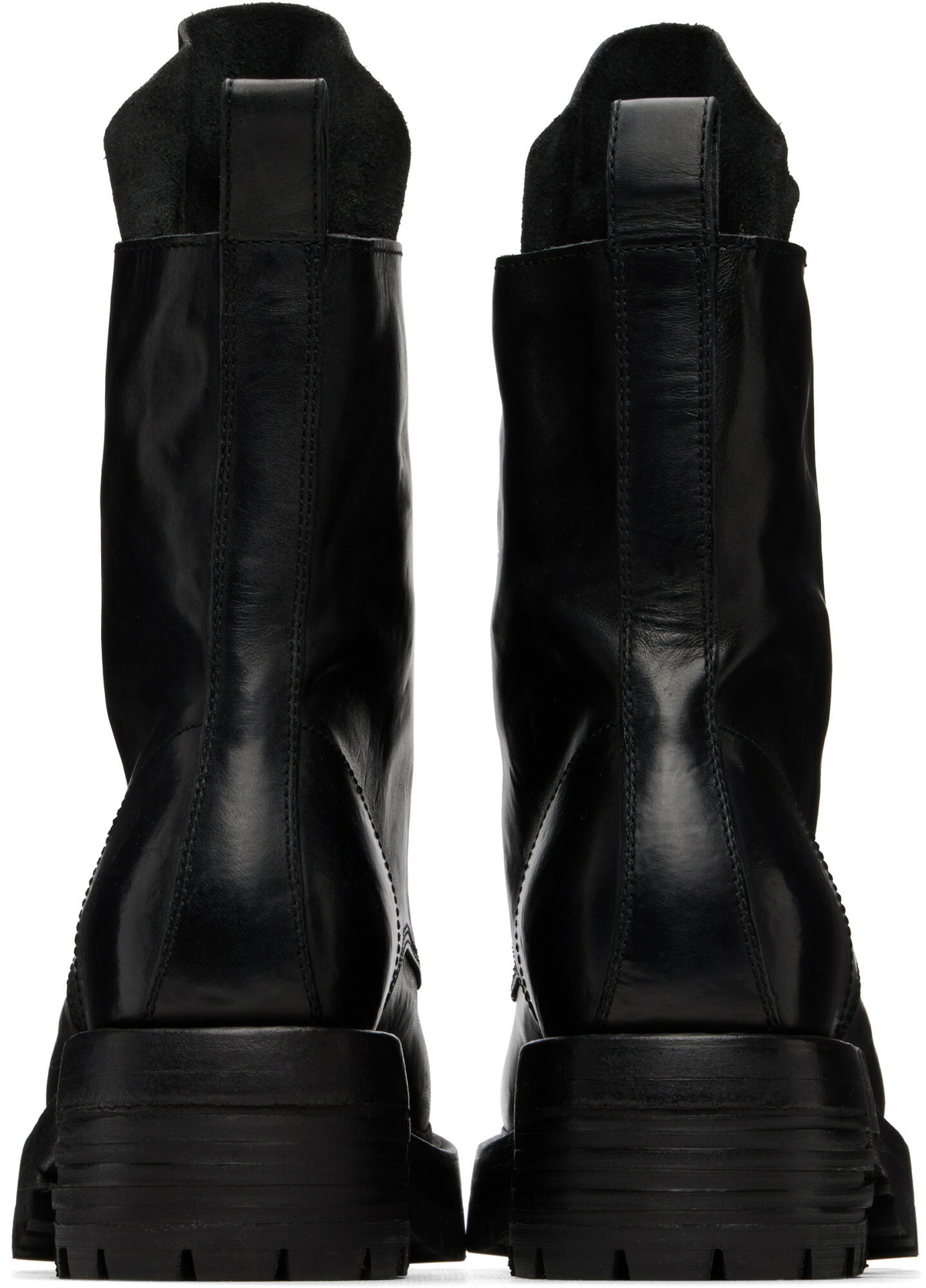 A DICIANNOVEVENTITRE Black Zac Low Ankle Boots