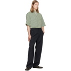 Paul Smith Green Stripe Oversized Cotton-Silk Shirt