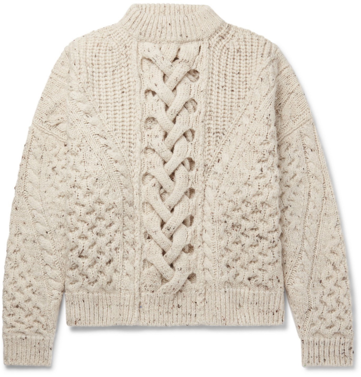 Isabel Marant - Jiarrenh Oversized Cable-Knit Sweater - Neutrals Isabel