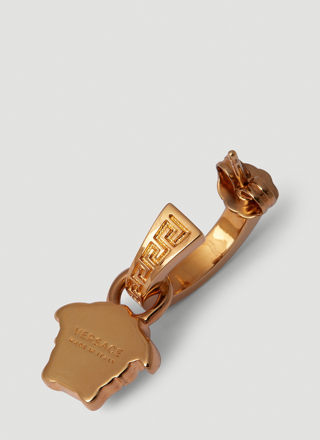 Versace Medusa Head Hoop Earrings