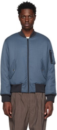 Magliano Blue Printed Reversible Bomber Jacket