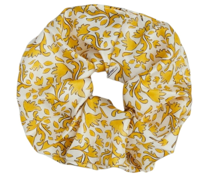 Photo: Borsalino Printed Silk Scrunchie