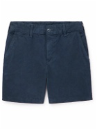 Save Khaki United - Slim-Fit Straight-Leg Cotton-Twill Shorts - Blue
