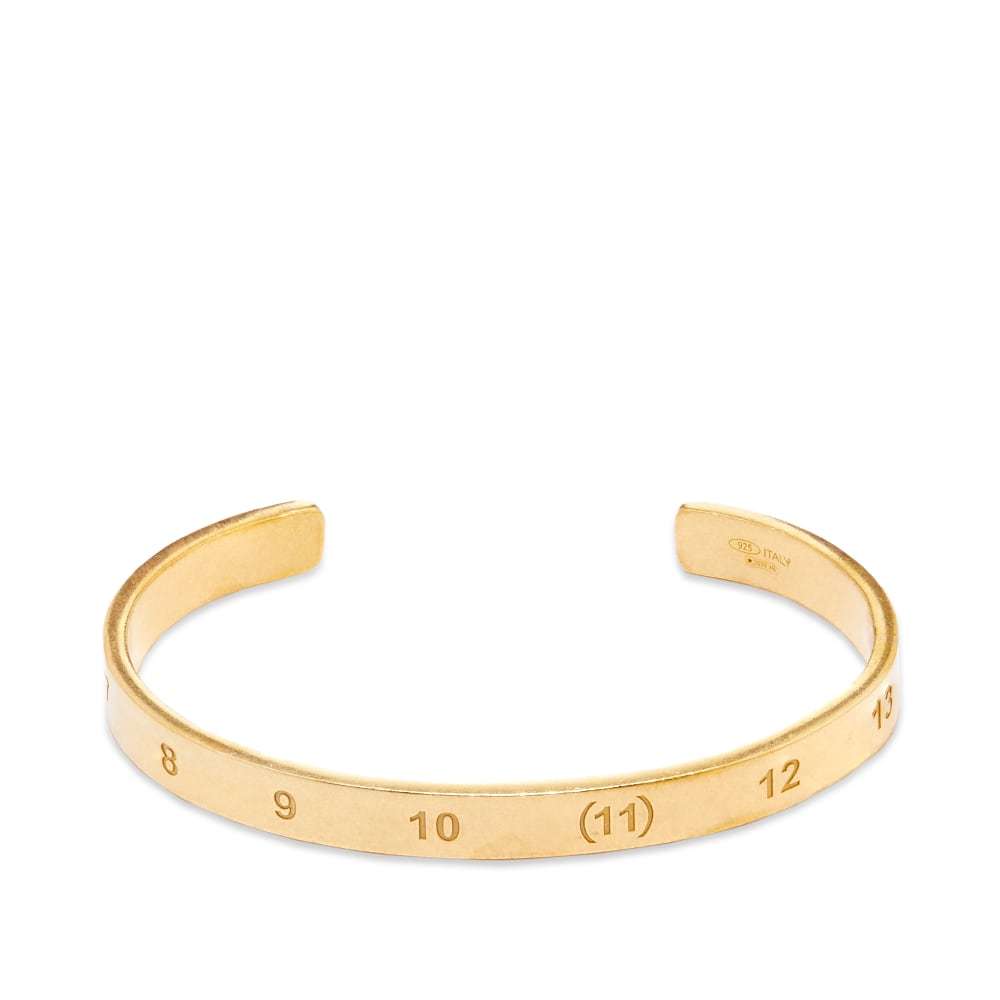 Maison Margiela Chunky Branded Cuff Bangle