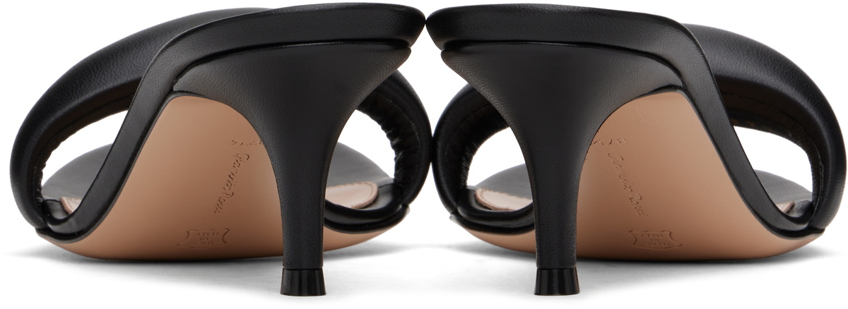 ベストセラー★GIANVITO ROSSI Black Bijoux 黒 ミュール Gianvito Rossi Black Bijoux 85 Mules Gianvito Rossi