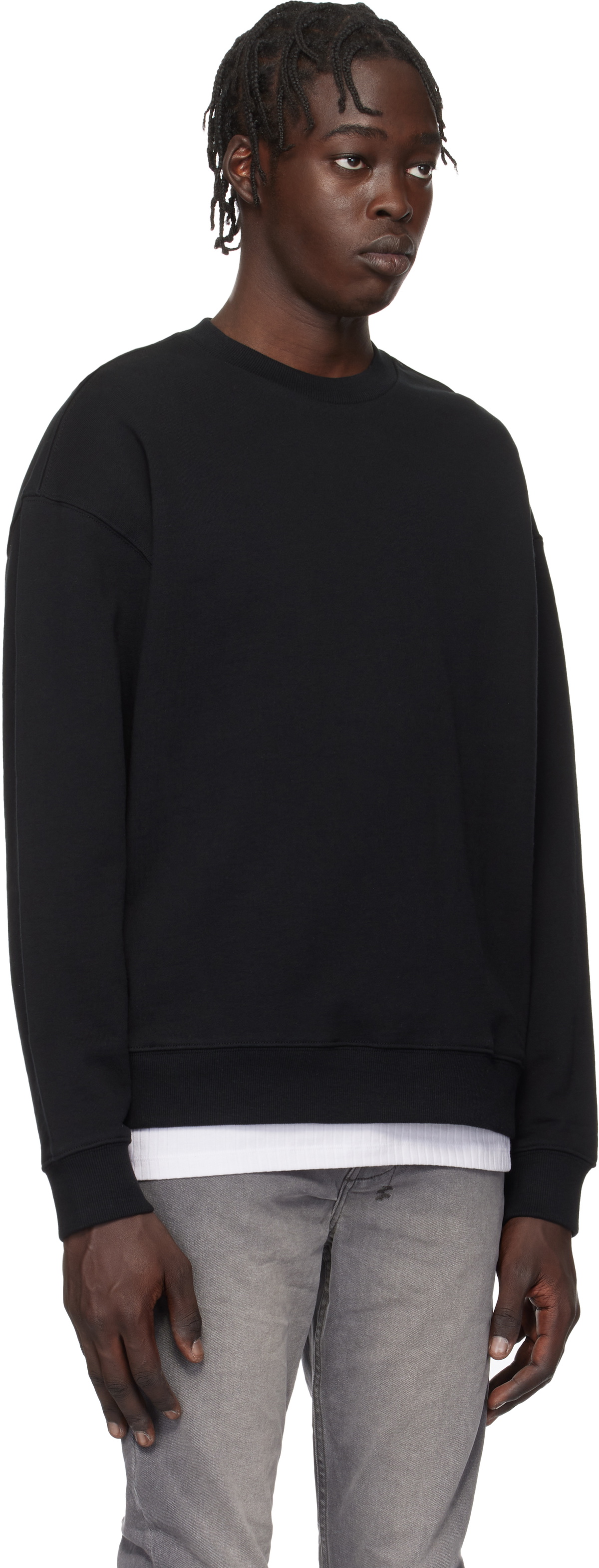 Ksubi Black 4 X 4 Biggie Crew Sweatshirt