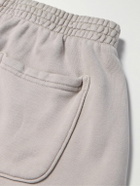 John Elliott - Skeptic Wide-Leg Cotton-Jersey Drawstring Shorts - Gray