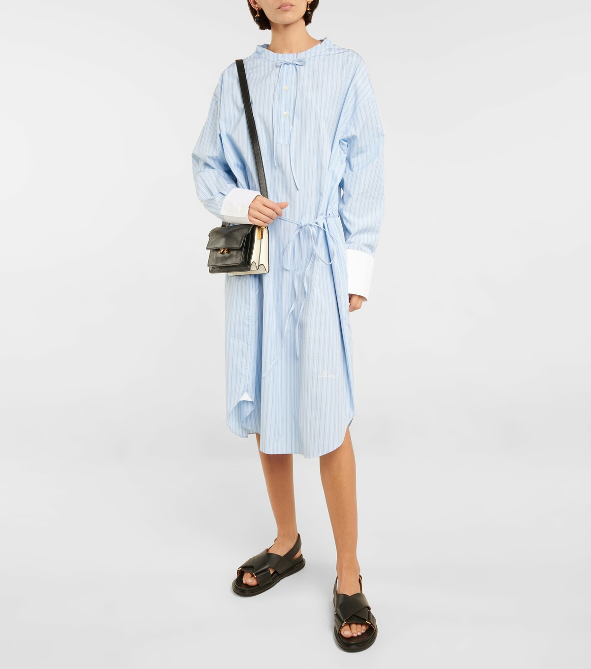 Marni - Fussbett leather sandals