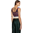 Louise Lyngh Bjerregaard Multicolor Alpaca Corset Tank Top