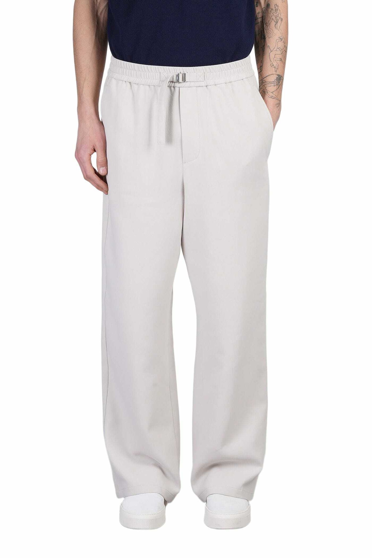 Ami Alexandre Mattiussi Pants In Grey Cotton AMI Alexandre Mattiussi
