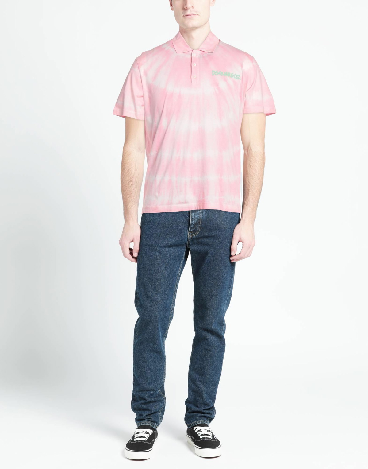 Dsquared2 Mens Polo shirt in Pink
