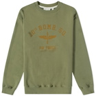 Uniform Bridge Men's 10th Air Force Crew Sweat in Olive