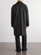 Herno - Wool-Blend Twill Coat - Gray