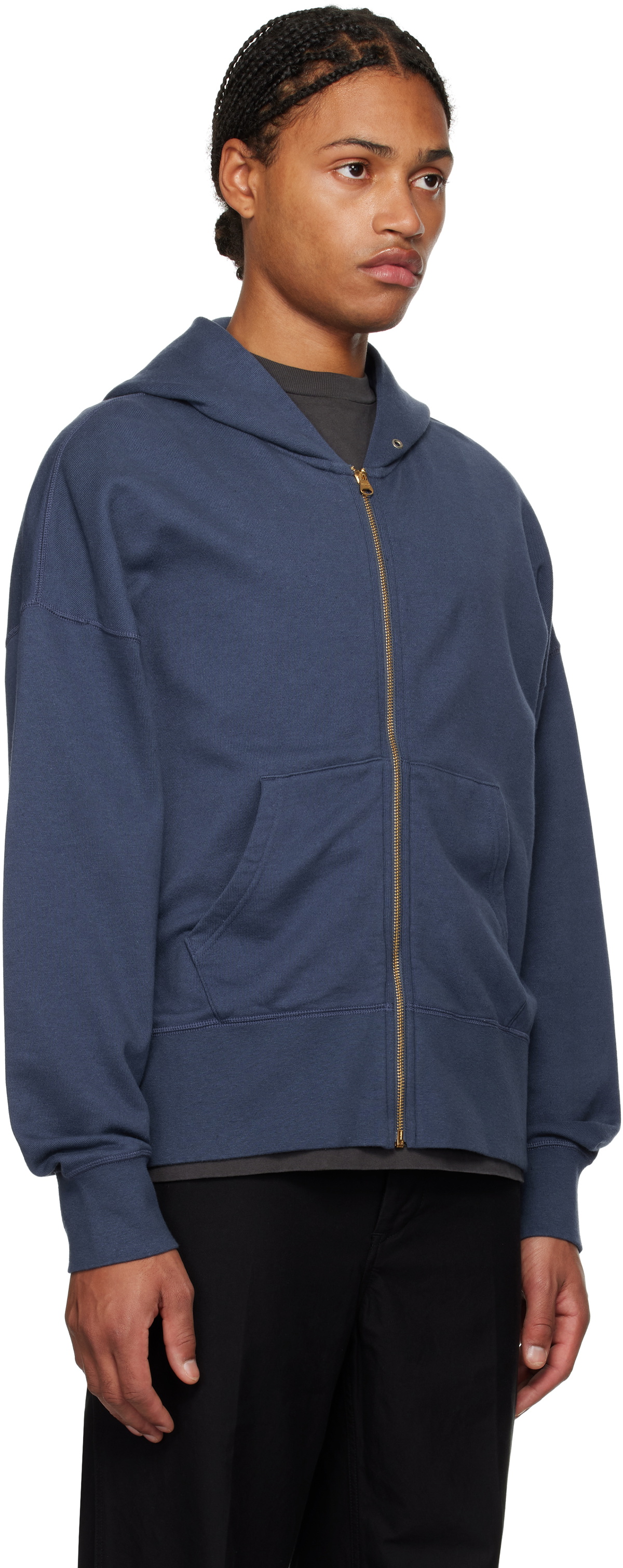 visvim Navy Court Hoodie Visvim