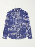 KAPITAL - Printed-Cotton Shirt - Blue