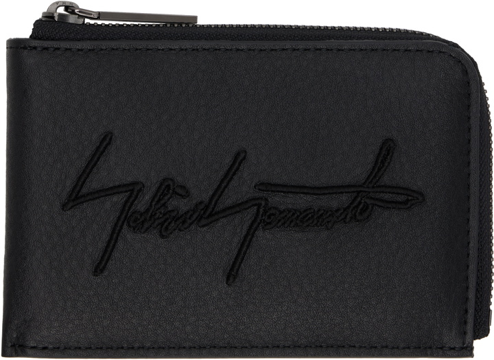 Photo: YOHJI YAMAMOTO Black Signature Short Wallet