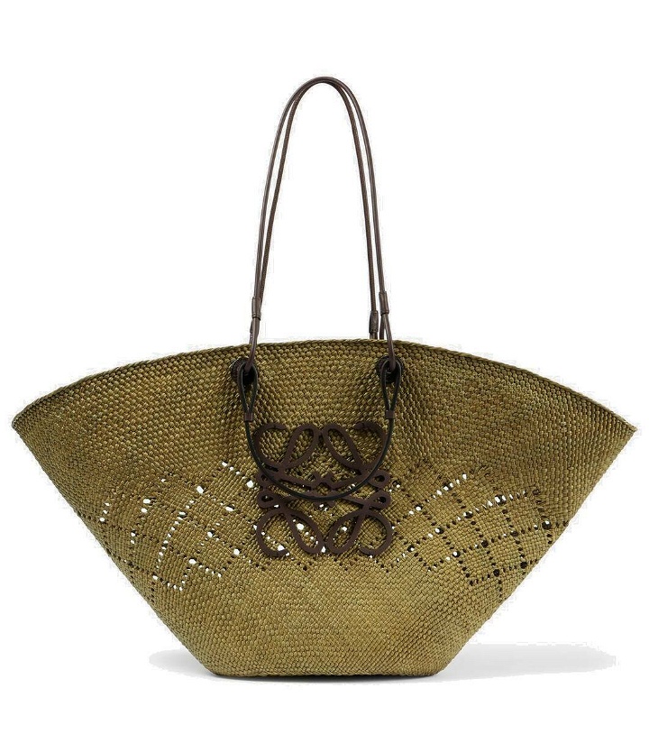 Photo: Loewe Paula's Ibiza Anagram Large raffia basket bag