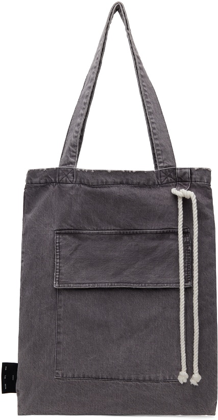 Photo: Song for the Mute Gray Flap Pocket Tote