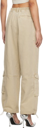 Han Kjobenhavn Tan Boxy Cargo Trousers