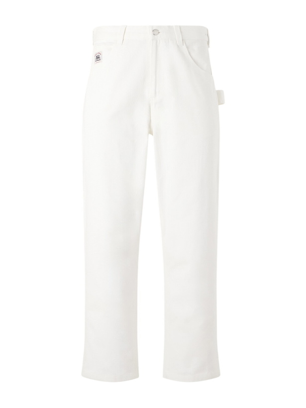 Photo: BODE - Knolly Brook Straight-Leg Cotton-Twill Trousers - White