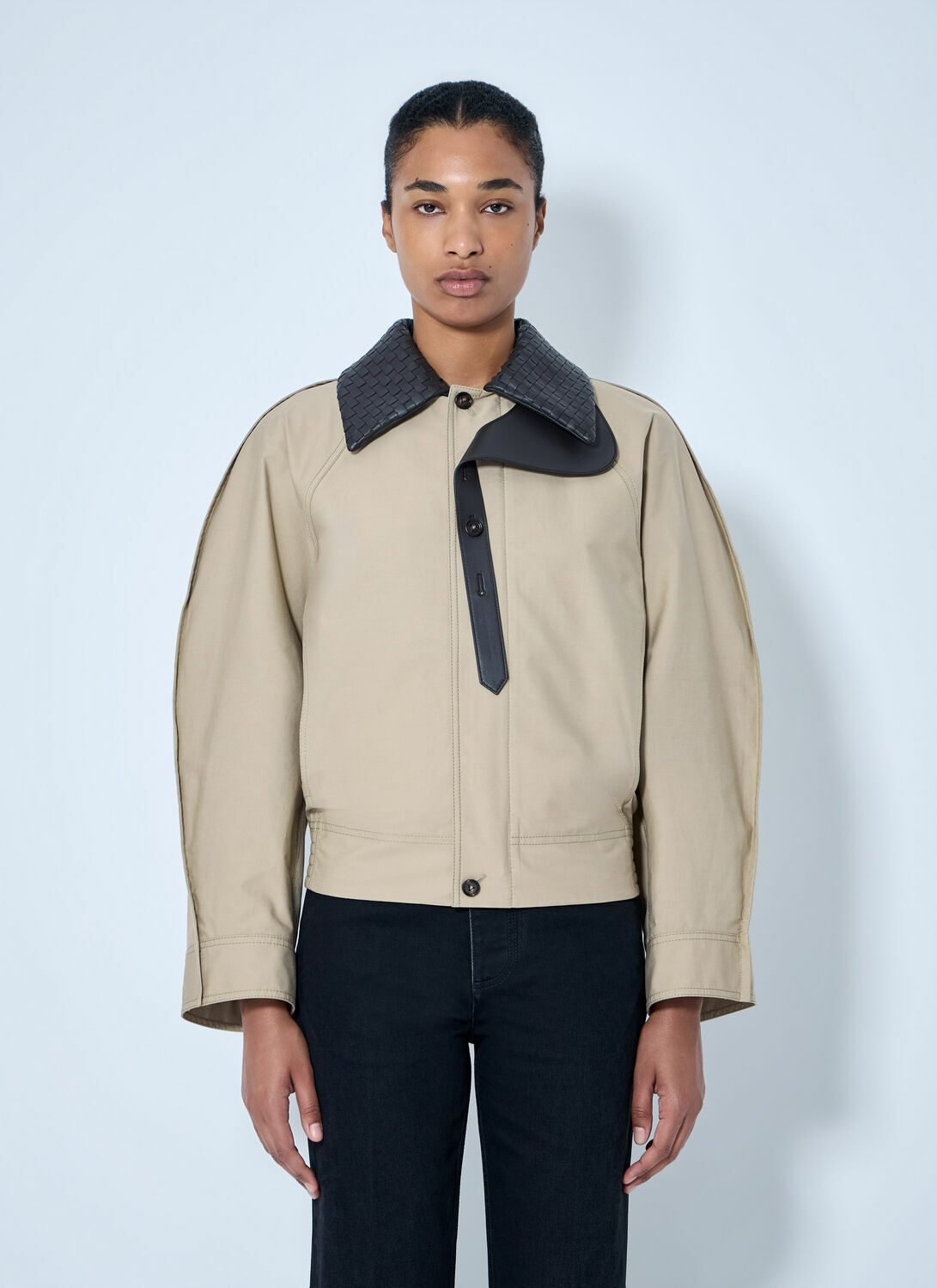 Bottega Veneta Quilted Collar Jacket