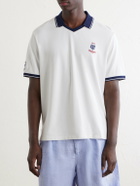 Polo Ralph Lauren - Wimbledon Logo-Embroidered Piqué Polo Shirt - White