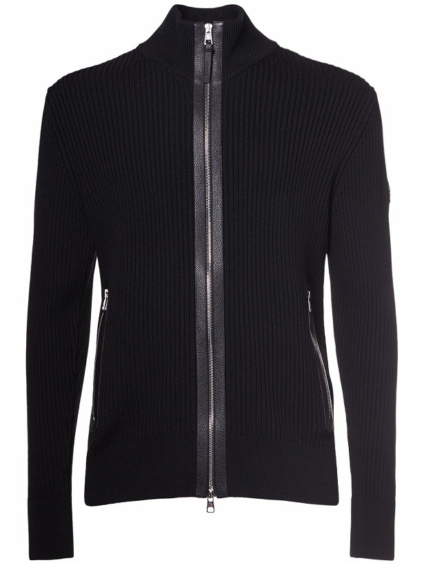 Photo: MONCLER - Extrafine Wool Tricot Cardigan