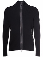 MONCLER - Extrafine Wool Tricot Cardigan