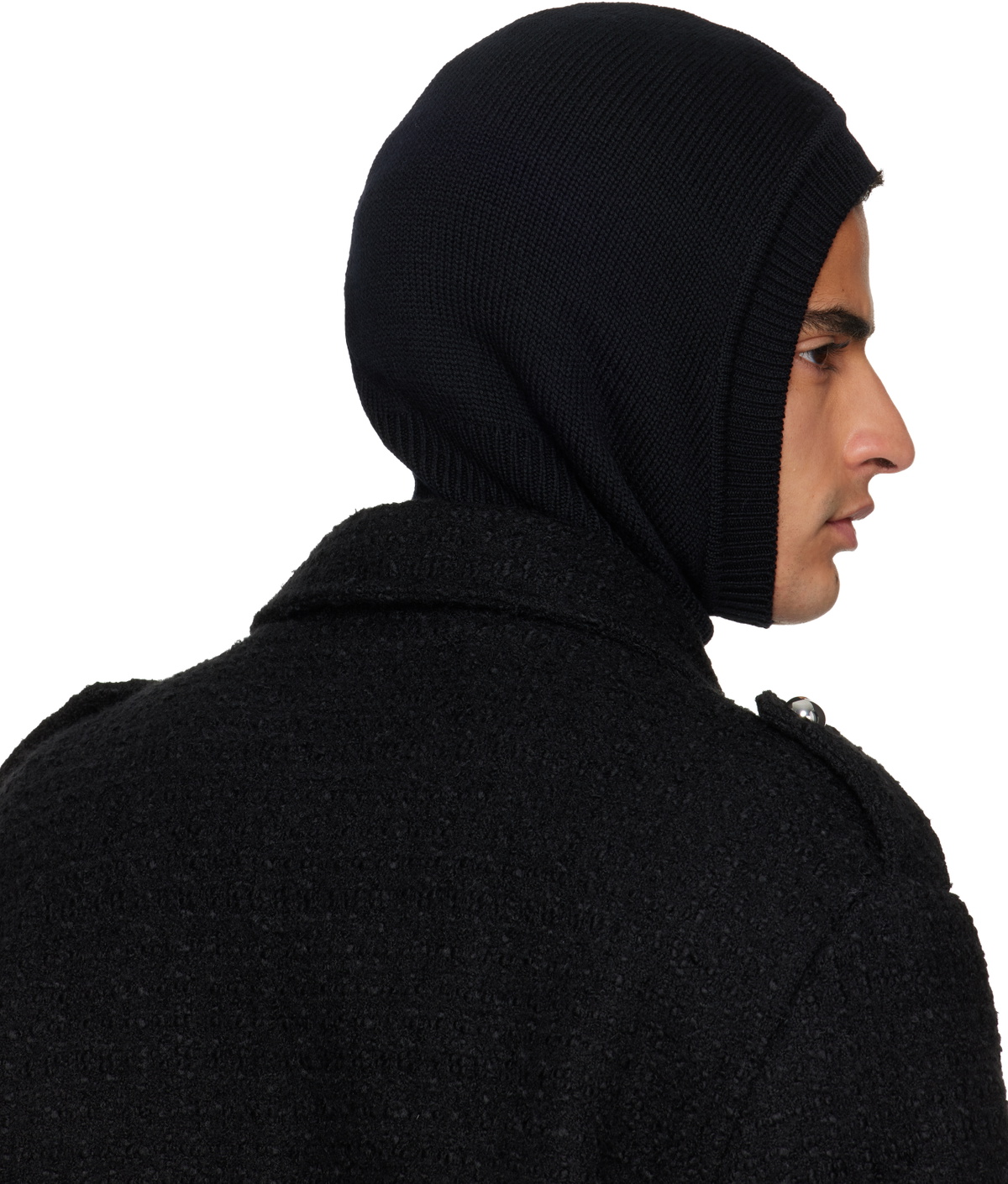 Ernest W. Baker Black Wool Balaclava