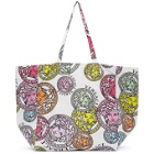 Versace White Medusa Amplified Tote