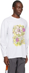 Martine Rose White Oversized Long Sleeve T-Shirt