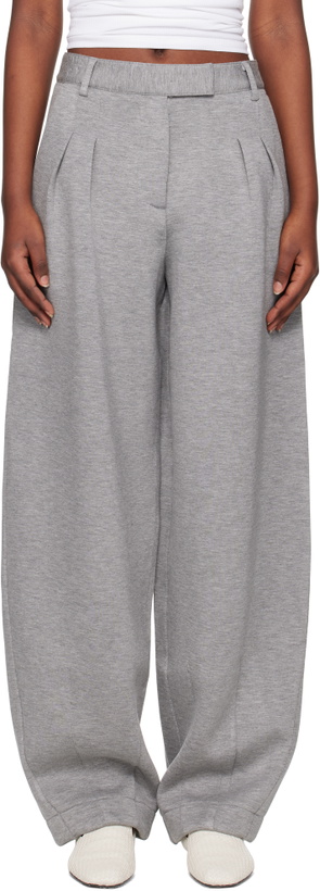 Photo: REMAIN Birger Christensen Gray Soft Cocoon Trousers
