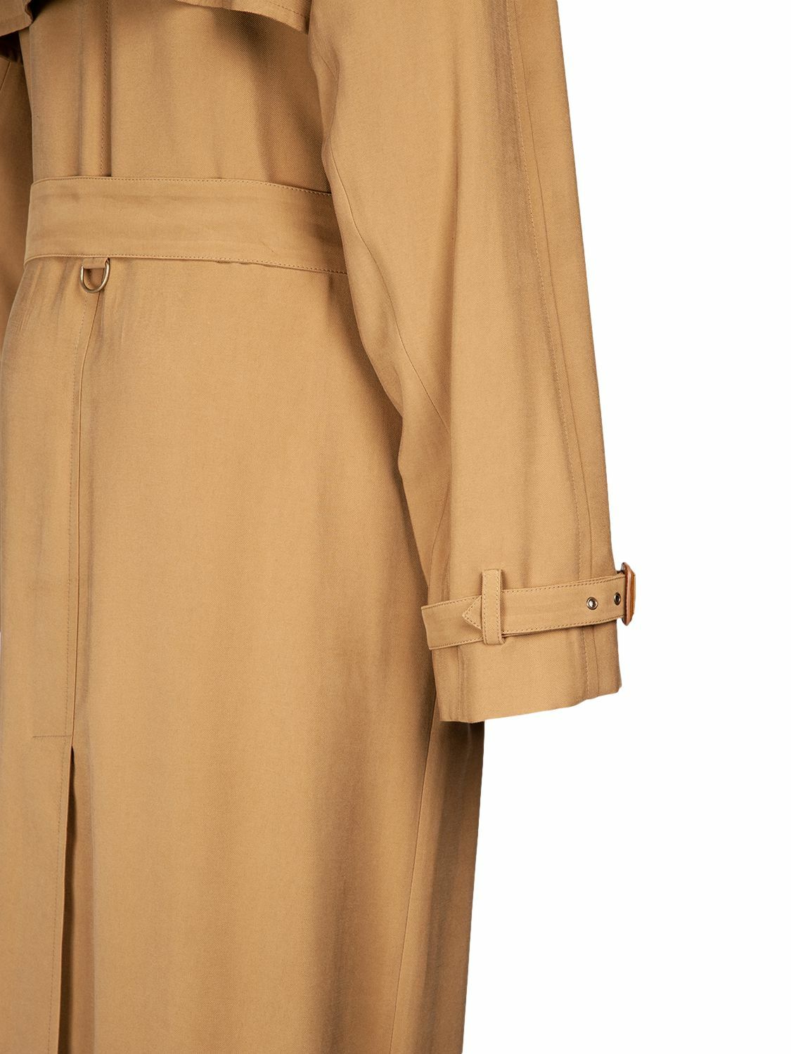SAINT LAURENT - Twill Trench Coat
